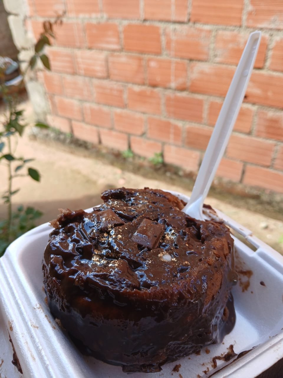 Mini bolo de chocolate