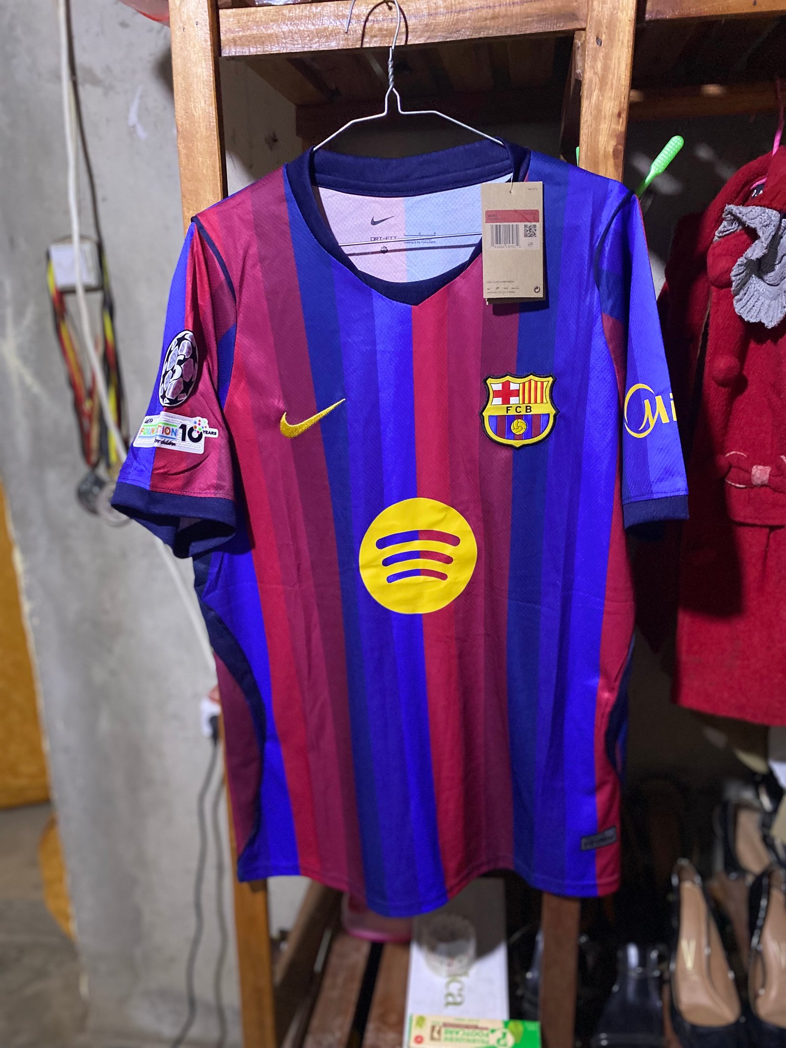Camisa desportiva barcelona